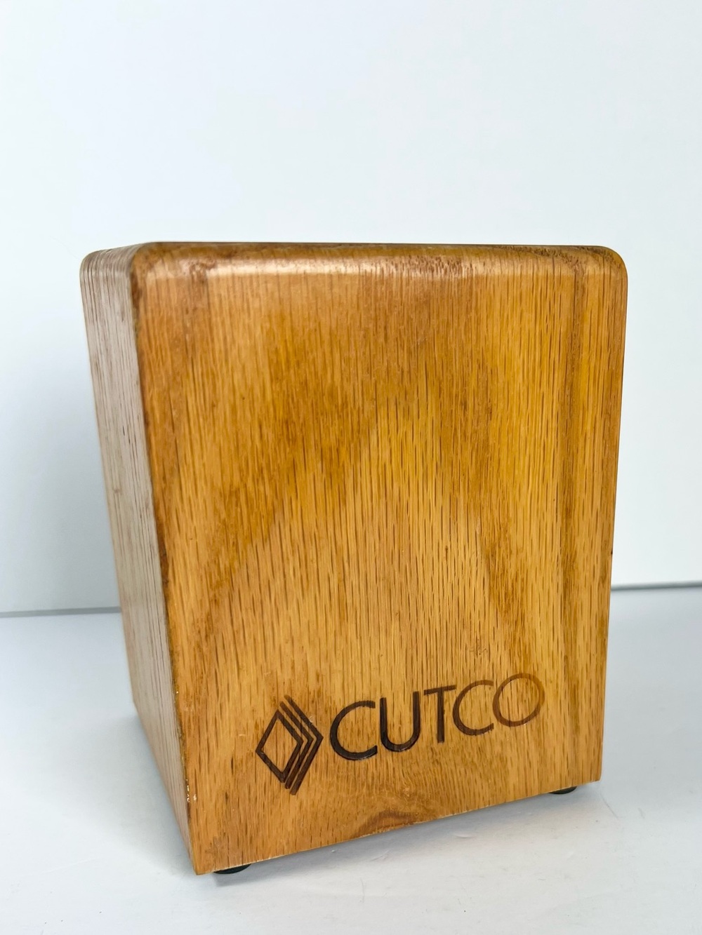 Cutco‎ Kitchen Utensil Holder Tool Holder Wooden Storage Cube